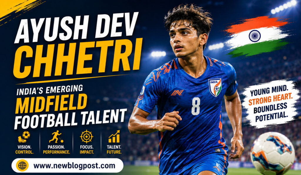 Ayush Dev Chhetri: India’s Emerging Midfield Football Talent