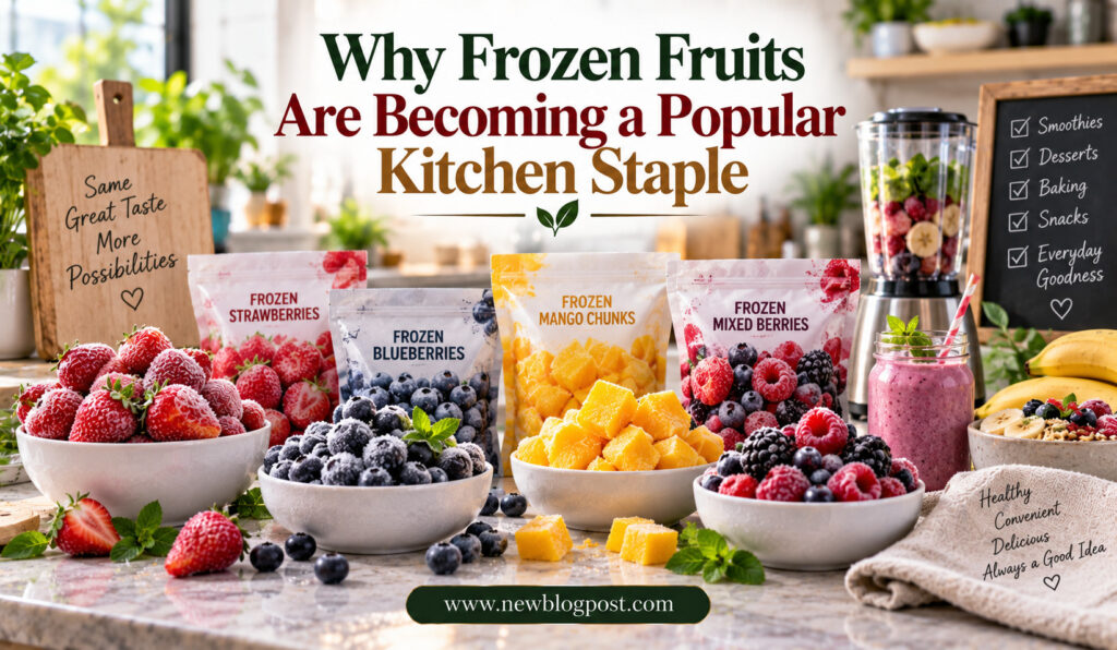 Why Frozen Fruits Are Becoming a Popular Kitchen Staple