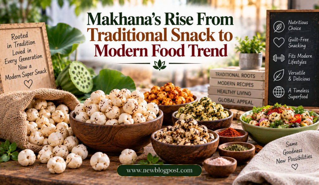 Makhana’s Rise From Traditional Snack to Modern Food Trend