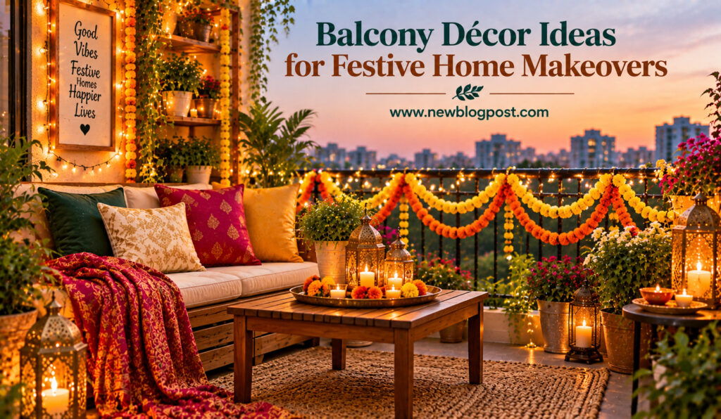 Balcony Décor Ideas for Festive Home Makeovers
