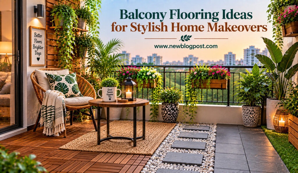 Balcony Flooring Ideas for Stylish Home Makeovers