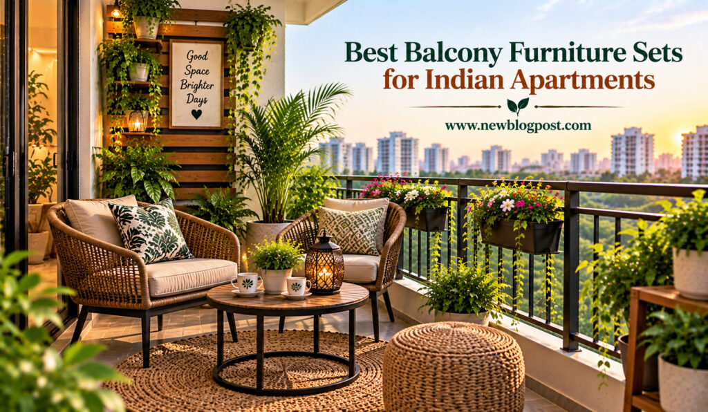 Best Balcony Furniture Sets for Indian Apartments