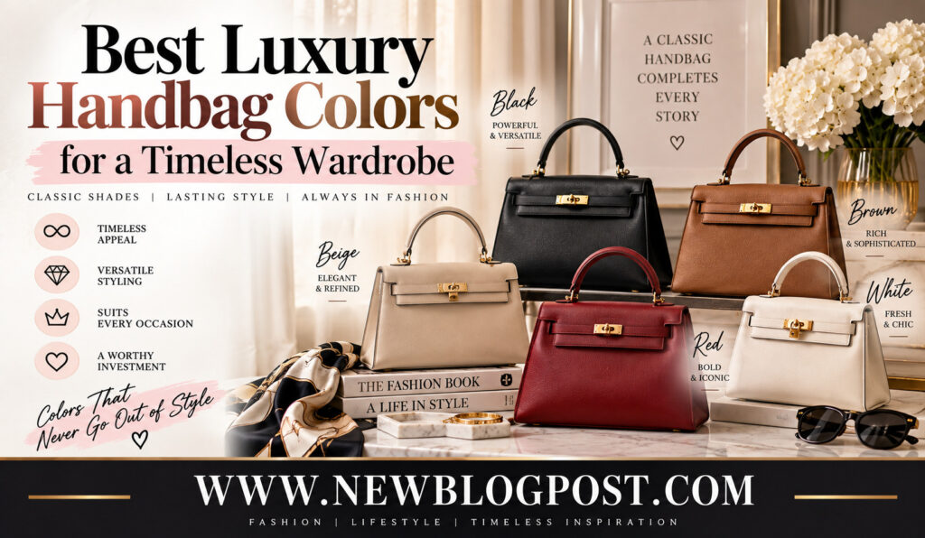 Best Luxury Handbag Colors for a Timeless Wardrobe