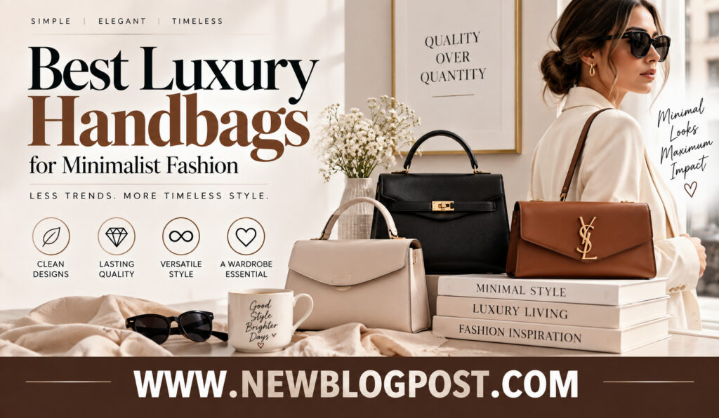 Best Luxury Handbags for Minimalist Fashion