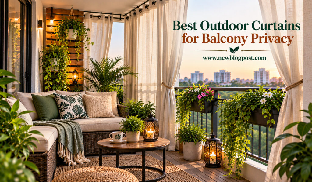 Best Outdoor Curtains for Balcony Privacy