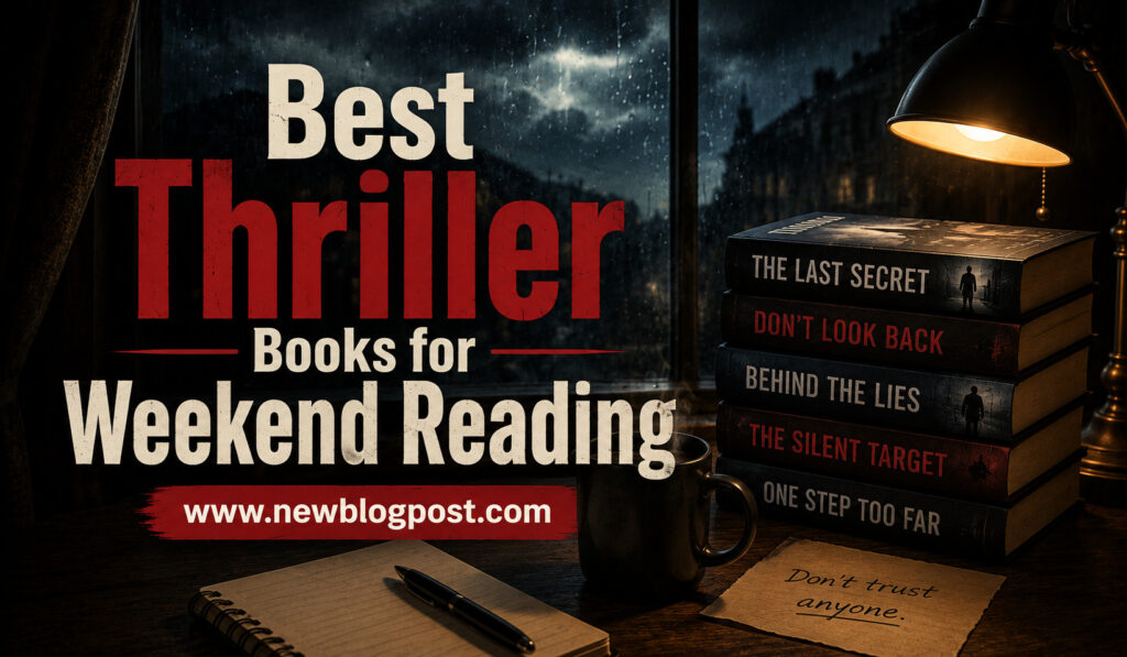 Best Thriller Books for Weekend Reading
