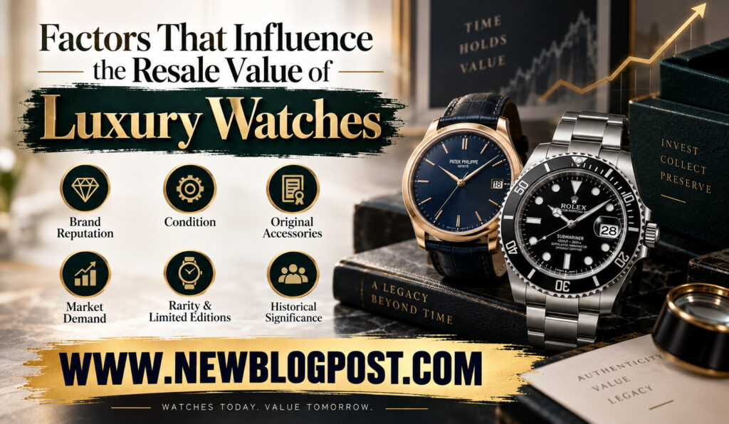 Factors That Influence the Resale Value of Luxury Watches