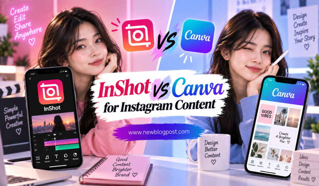 InShot vs Canva for Instagram Content