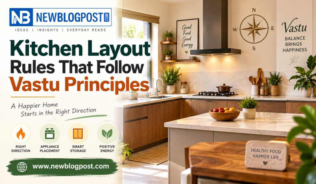 Kitchen Layout Rules That Follow Vastu Principles
