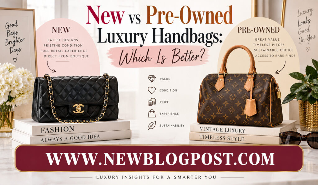 New vs Pre-Owned Luxury Handbags: Which Is Better?