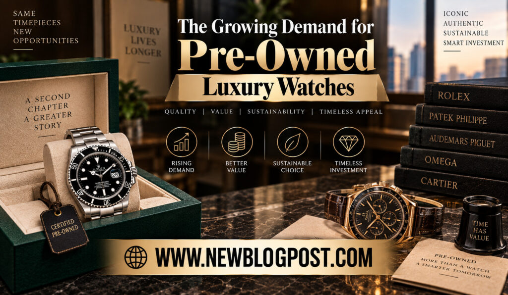 The Growing Demand for Pre-Owned Luxury Watches
